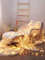 2021 New Year Lantern Colorful lights hanging on the window Stair handrail decoration Wedding atmosphere Wedding wedding party