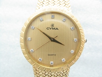 XIMA Watch CYMA  woven chain” Swiss watch Quartz diamond unisex mens watch(original film)
