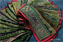 Yunnan old embroidery traditional craftsmanship old embroidery piece overall 11 * 6cm A- 3