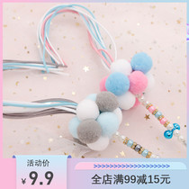 Cat Pearl Bell little fairy cat stick glutinous rice hair ball tassel pet supplies pet cat toys