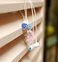 Promotional Yuanshang features earphones in-ear heart Series MP3 mobile phone IPAD earbuds