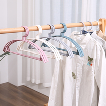 Household non-slip non-trace drying rack Clothes rack Clothes hanging support hook Non-trace drying rack Wide shoulder hanging drying rack