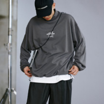 SAMESAME original loose casual retro washed high neck clothes men loose coat autumn thin national Tide brand