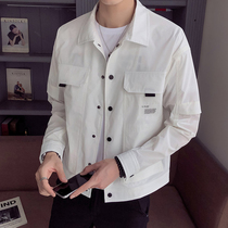 Summer jacket mens sun protection clothing thin skin clothes 2022 new Korean version trendy casual summer clothing blouses