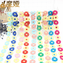 Color flower lace accessories hollow water soluble lace lace handmade diy clothes hat neckline sofa curtain decoration