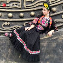 Aying Miao Yi ethnic minority clothing female personal art photo clothing Guizhou Miao embroidered clothing stage female