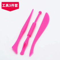 (3-piece set) 6-head multifunctional tools for ultra-light clay soft clay clay soft clay clay mini engraving group shaping pen