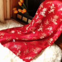 Ming and Qing classical Chinese dress Lady mulberry silk heavy weight silk cheongsam dress gold branch plum orchid bamboo chrysanthemum QUN-10