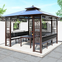 Outdoor courtyard New Chinese pavilion tent outdoor leisure shade shade garden villa ancient landscape pavilion