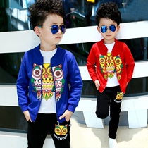 Fashion boy spring and autumn suit 2020 new childrens clothes spring and autumn Korean three-piece set 3-4-6-8-10 years old