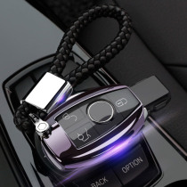 Suitable for Mercedes-Benz C200L key cover protective shell GLA200 female E C-class GLC260 bag GLC200 shell buckle