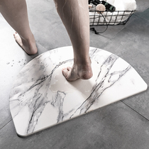 New Products Clay Feet A Pad Anti-Slip Bathroom Seaweed Mud Suction Pad Large Size Toilet Speed Dry Toilet Kieselguts