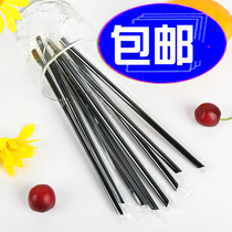 100 single independent packaging disposable pointed fruit juice milk tea Cola thin straw