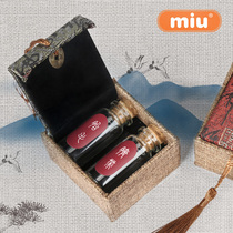 miu baby fetal hair souvenir DIY homemade fetal hair preservation bottle baby teeth umbilical cord boy and girl commemorative collection box