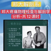 Zheng Grand Anatomical Video Pain Physical Examination and Anatomy Analysis-A total of 12 lessons