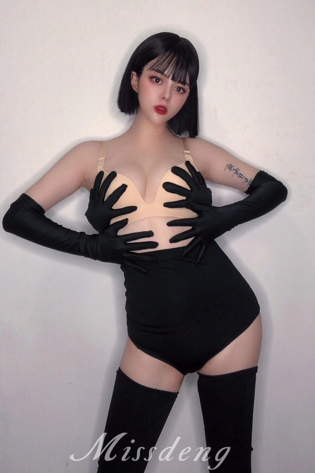 Dsgogo costume black palm halloween bar party sexy girl high waist custom