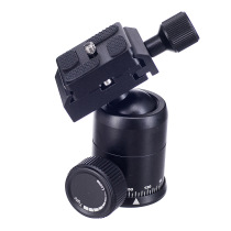 Spherical pan-tilt tripod SLR camera digital video camera dome damping pan-tilt