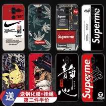 Huawei mate9 hand casing anti-fall full-pack protective sleeve mate9PRO silicone gel softshell male and female personality creative ultra-thin tidal card with hanging rope for steel-coated film light and thin embossed leather kachu frosted