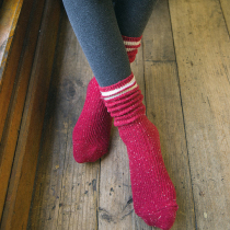 Cashmere Socks Children Thickened Midbarrel Socks Winter Two Bars Wine Red Heaps Stocking Socks Point Soft Glutinous Blue Warm Trends