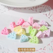 Leaf Sister Emulation Cheese Triangle Cake Diy Cream Glued phone shell Material bag handmade accessories