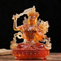 Ancient Law Glass Manjusri BodhisattBodhisattBodhisattBodhisattva is a Buddhist secret bodhisattva boutique craftsmanship.