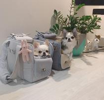 Custom direct mail~HaBe] Korean dream Nordic style Pet out of the bag mobile bag carrying bag