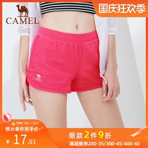 Camel sports pants womens sports shorts student breathable lace-up pants Korean casual fashion versatile middle pants