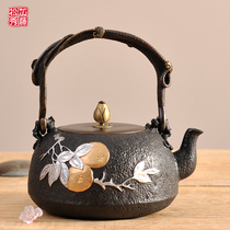 Kato Matsushide Japanese iron pot Original imported cast iron teapot uncoated handmade Southern iron kettle