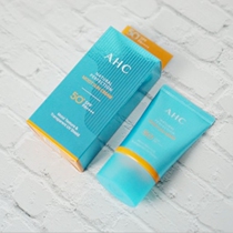 Korea AHC Sunscreen Milk small blue bottle isolation refreshing moisturizing Smurf face body UV 50ml