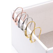 S925 silver earring accessories earrings handmade DIY material self-made earrings stud jewelry accessories semi-finished materials