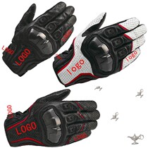  2020 Motorcycle rider motorcycle racing gloves Tai Chi 390 rs road perforated carbon fiber anti-fall men and women
