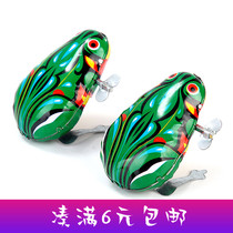 Tin Green Frog Jump Frogs Frogs Spring Children Baby Toys Classics 80 Back Nostalgia 61 Childrens Festival Gift Goods Source