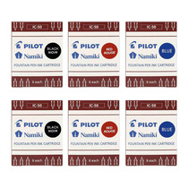 (6 box) POLIT Bailey smile face pen ink bag 36 IC-50 kakuno 78g Imperial Concubine 88g