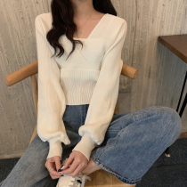 Douyin hot selling Mary Sues treasure house Japanese gentle wind pink sweater womens short temperament 2020 explosive style