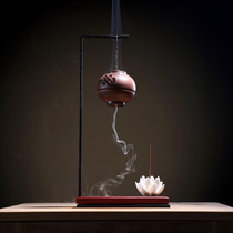 Creative reverse incense burner ornaments office porch home indoor purification air sandalwood agarwood Zen incense incense stove