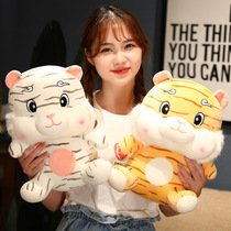 Simulation Tiger Year Mascot Small Tiger Plush Paparazzi Children Appeasement Toy Cute Xiang Yunhu Tiger White Tiger Cloth Doll
