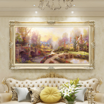 (Zilu) Living room sofa background painting landscape Thomas landscape decoration painting European oil painting wall