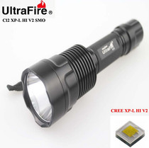 UltraFire C12 HI V3 flat head no jelly LED light Pearl 7135 constant current charge 18650 flashlight