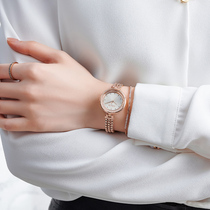 Julii time watch female simple temperament niche light luxury ins style design brand Tide advanced sense diamond hand chain Watch