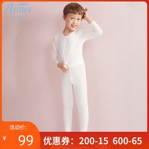 Special clearance love love childrens single layer thin white autumn pants boys and girls cotton leggings AK3730271