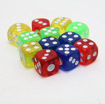 High quality transparent dice flick sprinkle sieve dice dice digital dice color dice dice color