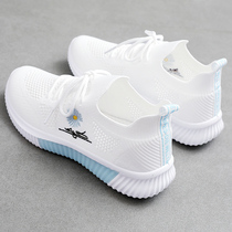 Dadong small white shoes women Summer thin model 2021 new mesh breathable casual versatile sports Daisy womens shoes