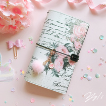 Hand Book Retro Strap Korean hipster tn Creative Travel Hand Account Travel Hand Account Notebook