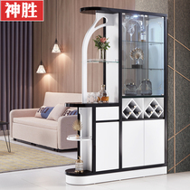 Modern simple porch cabinet wine cabinet living room partition cabinet shoe cabinet door screen decoration cabinet