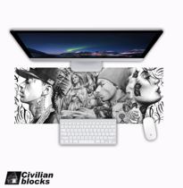 West Coast Chicano culture Hip Hop Virgin Soft flower body word keyboard mouse pad