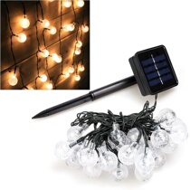 5M 30 LED String Light Solar Power Outdoor Party Decor Light