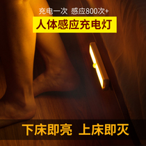 Charging led human body induction night light home aisle shoe cabinet light Cabinet light without installation wireless light Belt