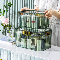 Desktop acrylic collection box transparent luxury container snack container basket large capacity household cooling box