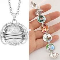 Magic 4 Photo Pendant Memory Floating Locket Necklace Angel