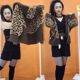 Thick imitation mink velvet leopard print coat for women, versatile autumn and winter casual Korean style fur one-piece loose lamb hair coat